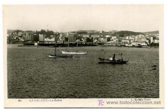 Postales: LA CORU&Ntilde;A, LA BAHIA,           P21968 - Foto 1