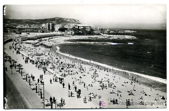 Postales: LA CORU&Ntilde;A, PLAYA DE RIAZOR,        P21997 - Foto 1