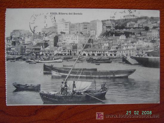 Postales: VIGO - RIBERA DEL BERB&Eacute;S - Foto 1