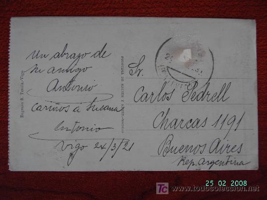 Postales: VIGO - RIBERA DEL BERB&Eacute;S - Foto 2