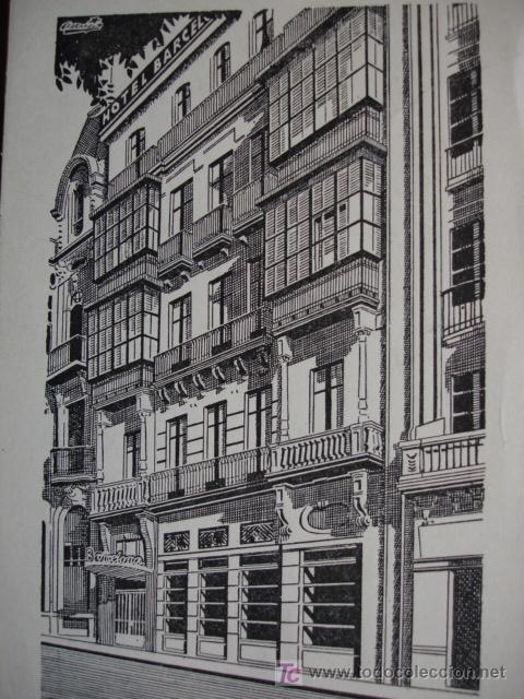 Postales: ORENSE,HOTEL BARCELONA, - Foto 1