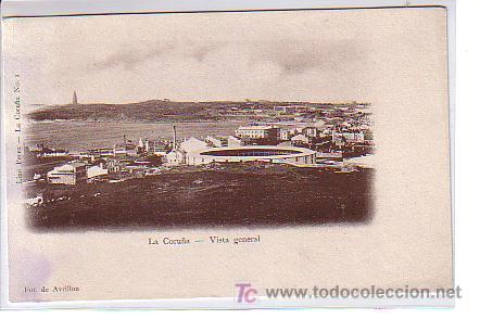Postales: LA CORU&Ntilde;A.- VISTA GENERAL - Foto 1