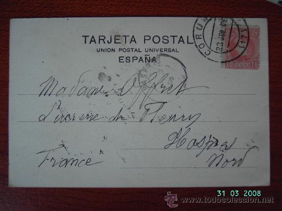 Postales: LA CORU&Ntilde;A - MUELLE DE LA PALLOZA - Foto 2