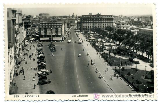 Postales: LA CORU&Ntilde;A, LOS CANTONES,      P22006 - Foto 1