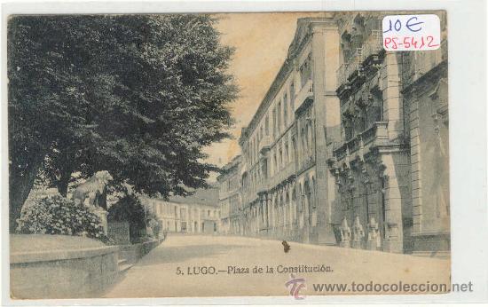Postales: (PS-5412)POSTAL DE LUGO-PLAZA DE LA CONSTITUCION