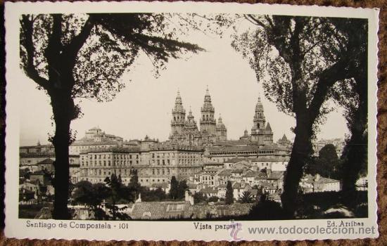 Postales: SANTIAGO DE COMPOSTELA, CA 1950 - Foto 1