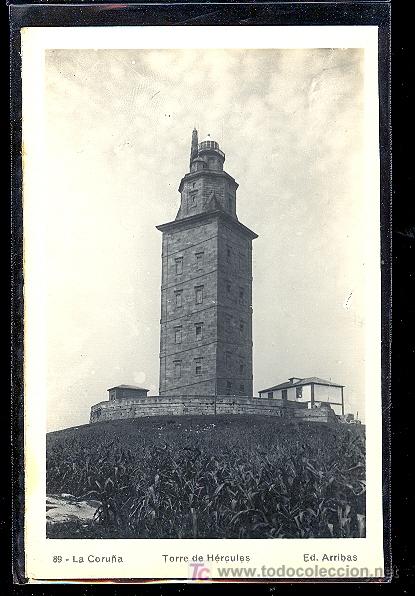 Postales: LA CORU&Ntilde;A. TORRE DE HERCULES. - Foto 1