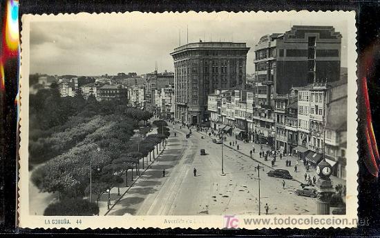 Postales: LA CORU&Ntilde;A. AVENIDA LOS CANTONES. - Foto 1