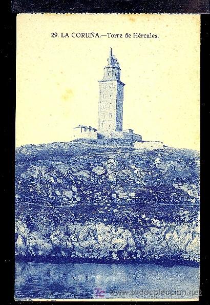 Postales: LA CORU&Ntilde;A. TORRE DE HERCULES. - Foto 1