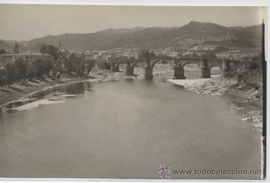 Postales: POSTAL DE ORENSE  PUENTE ROMANO - Foto 1