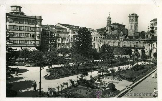 Postales: LUGO.- PLAZA DE ESPA&Ntilde;A.- EDITORIAL ARRIBAS N&ordm; 46