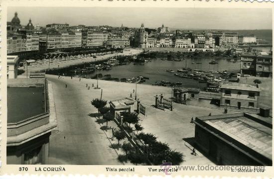 Cartoline: LA CORU&Ntilde;A.- VISTA PARCIAL.- ED. L. ROISIN N&ordm; 370