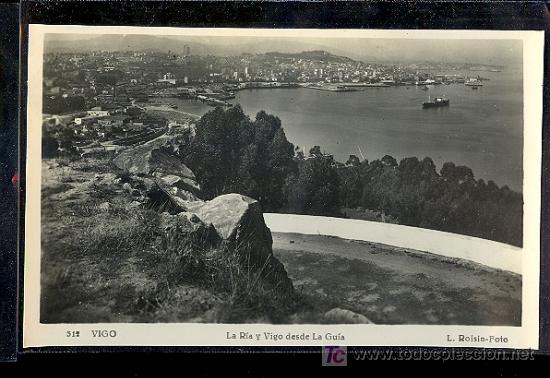 Postales: VIGO. LA RIA DESDE LA GUIA. - Foto 1