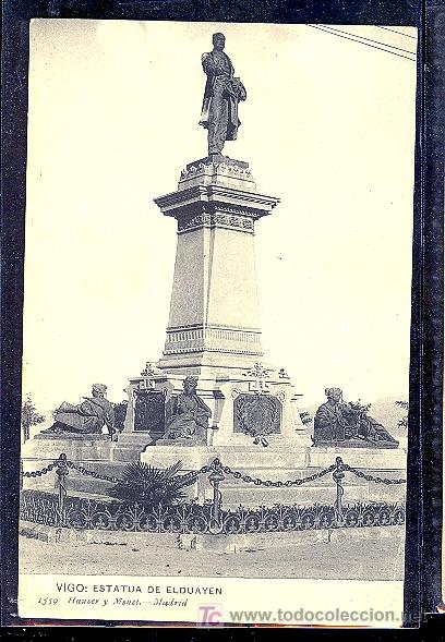 Postales: VIGO. ESTATUA DE ELDUAYEN. - Foto 1