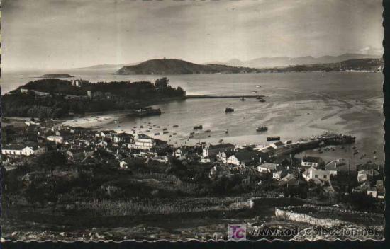 Postkarten: Postal Antigua :  3 BAYONA (Pontevedra) - Vista General del Puerto y Castillo de Mone Real