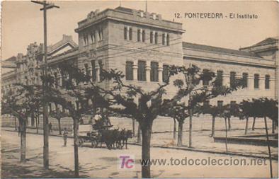 Postales: PONTEVEDRA. EL INSTITUTO. - Foto 1