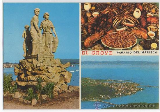 Postales: TARJETA POSTAL DE EL GROVE PONTEVEDRA - Foto 1