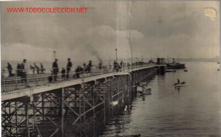 Postales: TARJETA POSTAL DE LA CORU&Ntilde;A.- MUELLE DE HIERRO. - Foto 1
