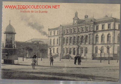 Postales: TARJETA POSTAL DE LA CORU&Ntilde;A - INSTITUTO DE LA GUARDA - Foto 1
