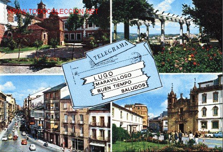 Postales: LUGO. POSTAL VARIAS VISTAS - Foto 1
