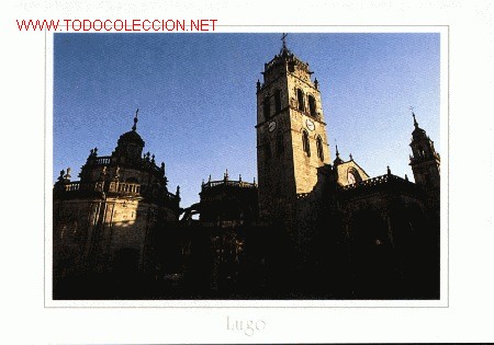 Postales: LUGO. CATEDRAL - Foto 1