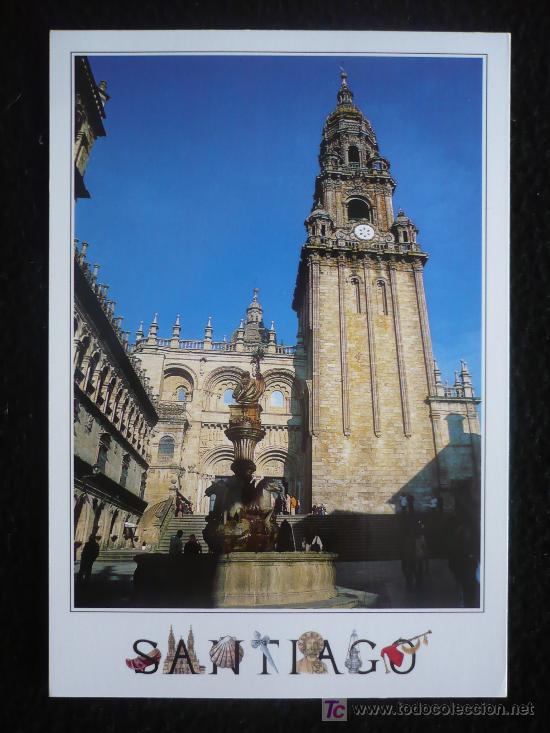 Postales: SANTIAGO DE COMPOSTELA. SIN CIRCULAR. EDICIONES  A.M - Foto 1