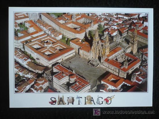 Postales: SANTIAGO DE COMPOSTELA. SIN CIRCULAR. EDICIONES  A.M - Foto 1