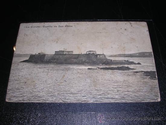 Postales: LA CORU&Ntilde;A - CASTILLO DE SAN ANTON - Foto 1