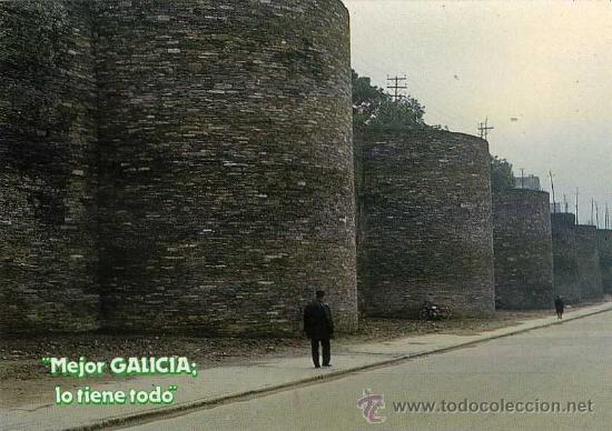 Postales: POSTAL LUGO MURALLAS ROMANAS - Foto 1