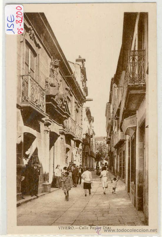 Postales: (PS-8200)POSTAL DE VIVERO(LUGO)-CALLE PASTOR DIAZ