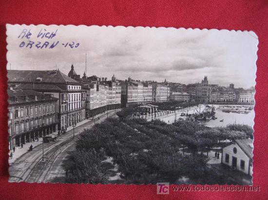 Postales: LA CORU&Ntilde;A - AVENIDA DE LA MARINA - Foto 1