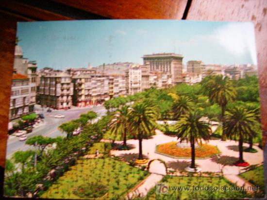 Postales: la coru&ntilde;a, parque y canton grande - Foto 1