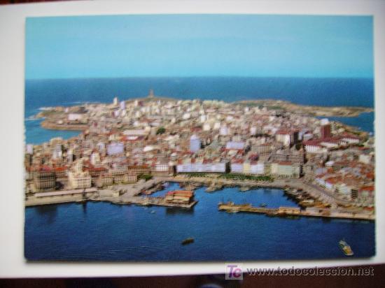 Postales: la coru&ntilde;a, vista aerea - Foto 1