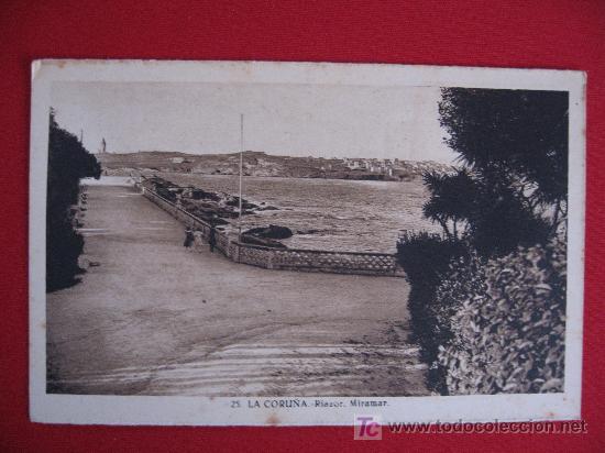 Postales: LA CORU&Ntilde;A - RIAZOR. MIRAMAR - 25 - Foto 1