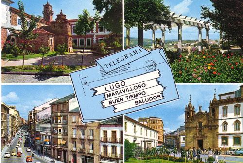 Postales: N&ordm; 1546 POSTAL LUGO - Foto 1