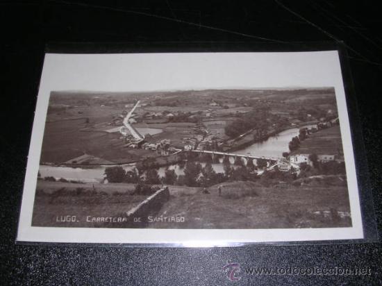 Postales: LUGO-CARRETERA DE SANTIAGO-14X9 CM.