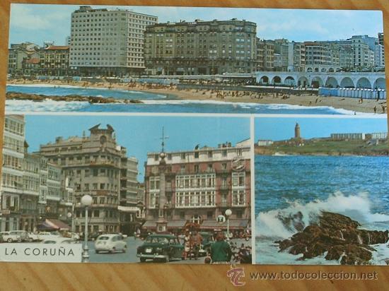 Postales: Postal de la Coru&ntilde;a. A&ntilde;os 60. - Foto 1