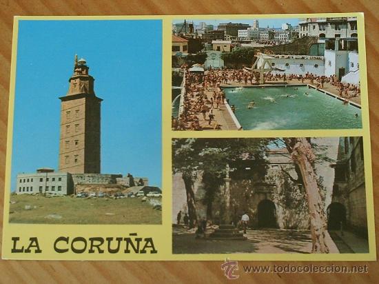 Postales: Postal de la Coru&ntilde;a. A&ntilde;os 60. - Foto 1