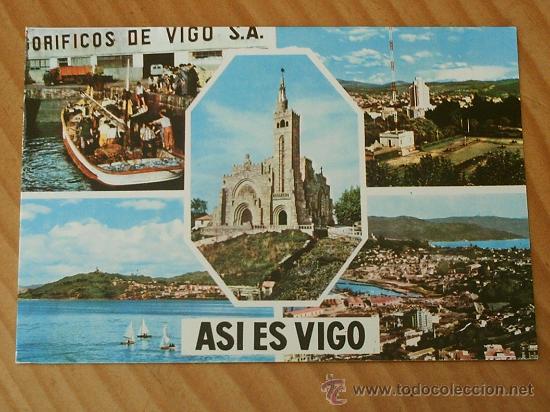 Postales: Postal de Vigo, a&ntilde;os 60. - Foto 1