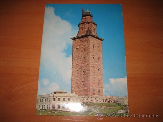 Cartoline: N&ordm; 4-LA CORU&Ntilde;A -TORRE DE HERCULES .-EDICIONES ALARDE.-CIRCULADA