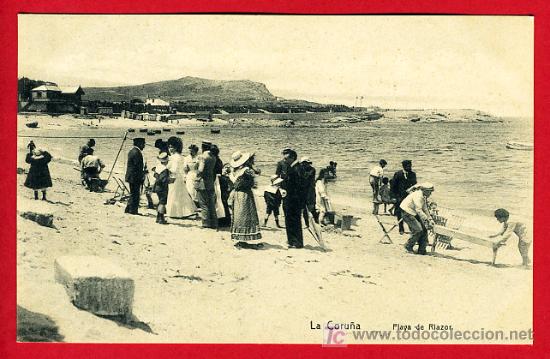 Postales: LA CORU&Ntilde;A , PLAYA DE RIAZOR , P29369 - Foto 1