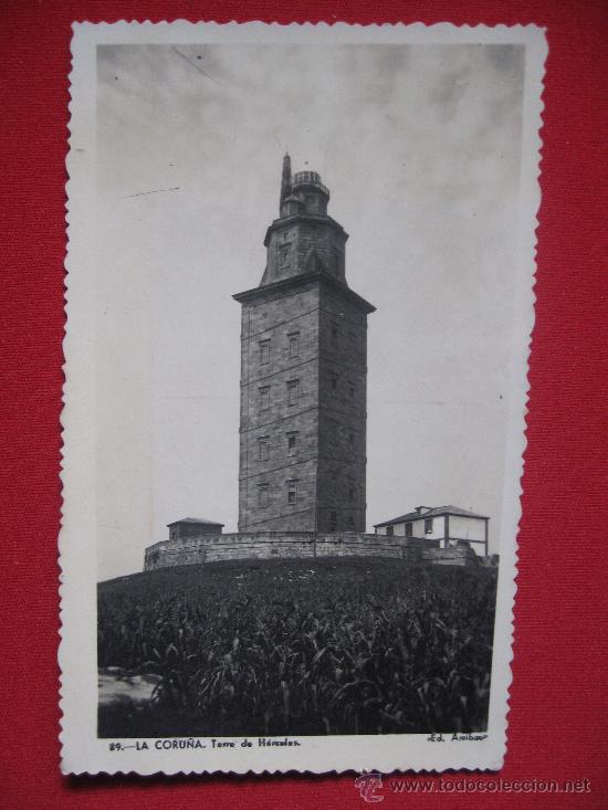 Postales: LA CORU&Ntilde;A - LA TORRE DE HERCULES - Foto 1