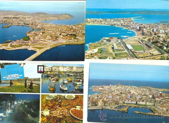Postales: 10 postales LA CORU&Ntilde;A .. a&ntilde;os 70 - Foto 1