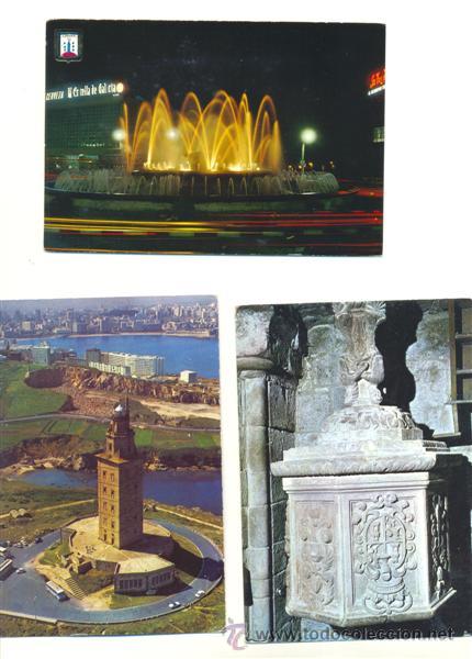 Postales: 10 postales LA CORU&Ntilde;A .. a&ntilde;os 70 - Foto 2
