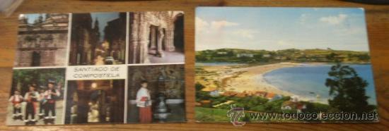 Postcards: 2 postales circuladas