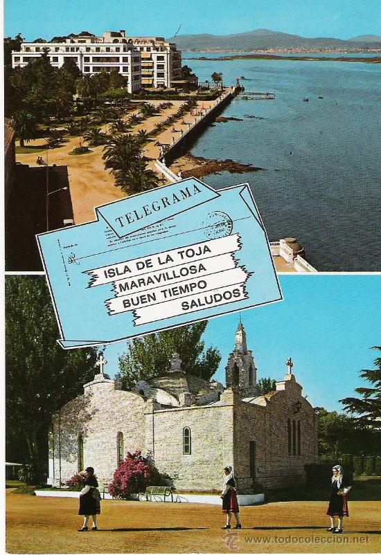 Postales: ISLA DE LA TOJA - PONTEVEDRA - - Foto 1