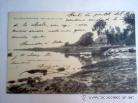 Postcards: Postal de la Isla de Cortegada, circulada en el a&ntilde;o 1907 y titulada Detalles de la Isla