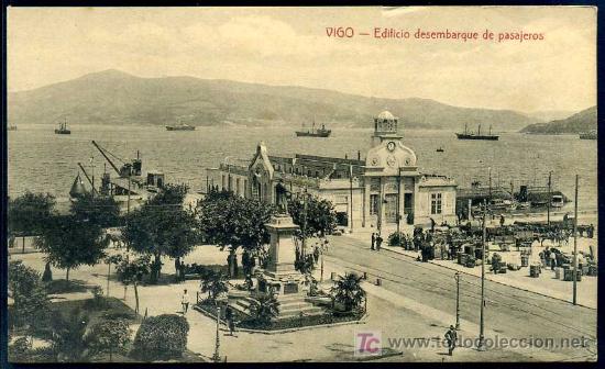 Postales: VIGO : Ed. J. Buceta - Edificio Desembarque de Pasajeros - Foto 1