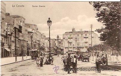 Postales: POSTAL LA CORU&Ntilde;A CANTON GRANDE - Foto 1