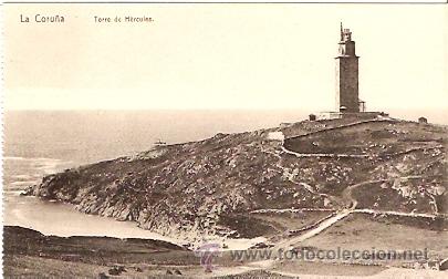 Postales: POSTAL LA CORU&Ntilde;A TORRE DE HERCULES - Foto 1
